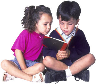 Children reading